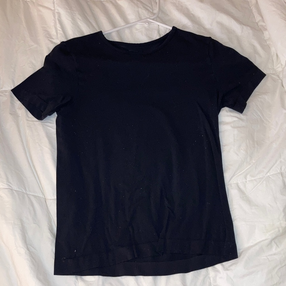 SKIMS Black Short Sleeve Tee